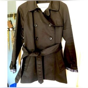 Coach Black Trench Coat